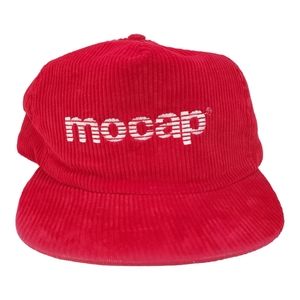 Vintage MOCAP Hat Snapback Corduroy Embroidered RHONE POULENC Made In USA